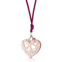 Charm Le Bebé Donna Cuore Di Mamma in Oro Rubino LBBCDM16 - LBBCDM16